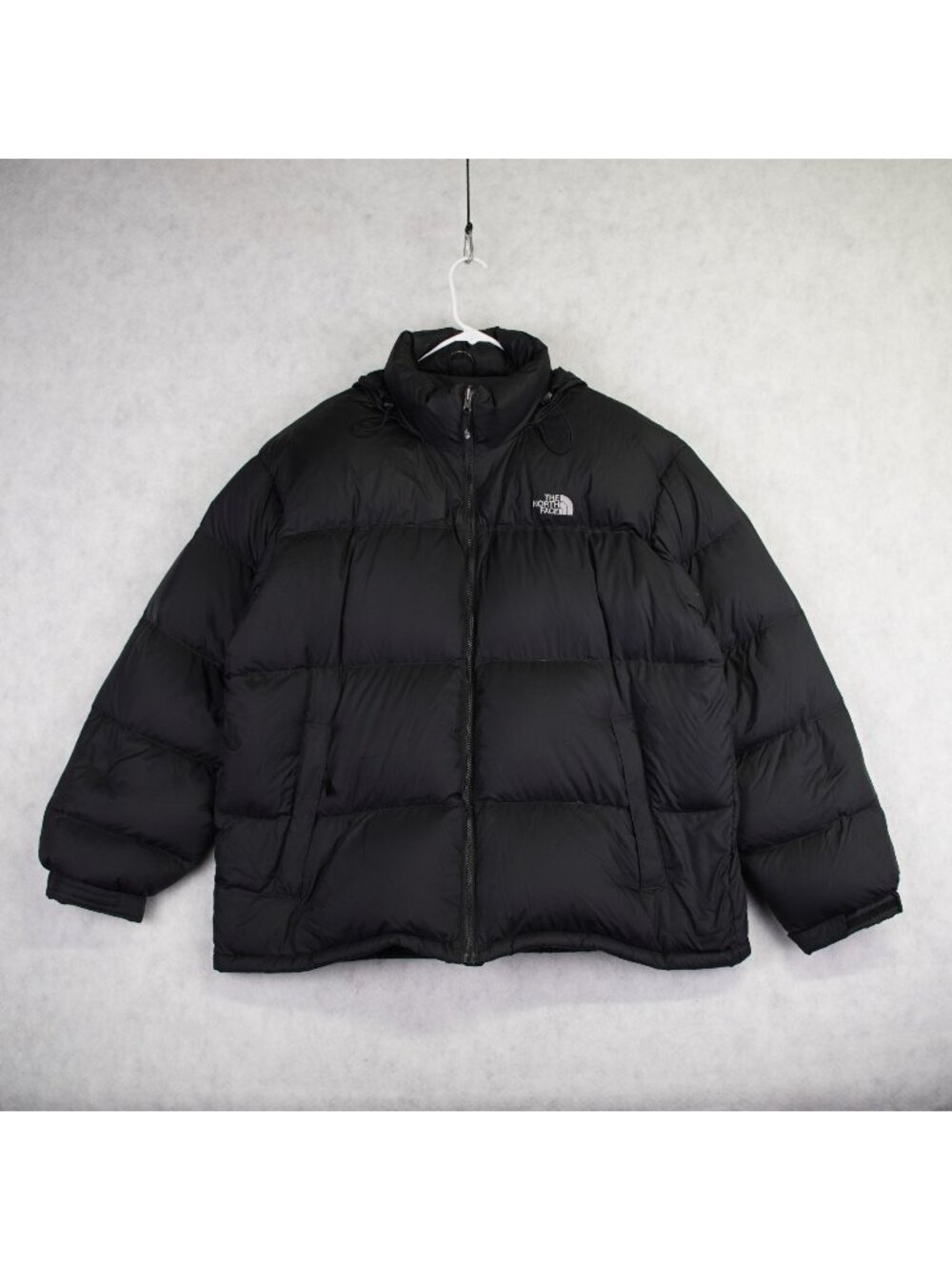 The North Face Mens Nuptse Black 700 Goose Fill Down Puffer Jacket Size XXL 2XL - Picture 1 of 16